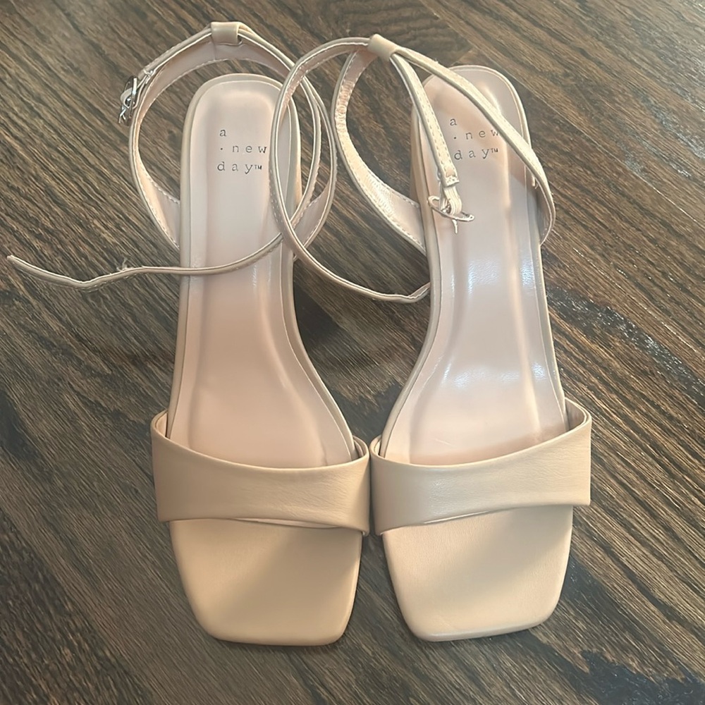 Nude color heels